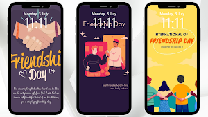 Happy Friendship Day Wallpaper Screenshot 1