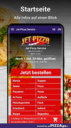 Jet Pizza Service Achim Screenshot 1