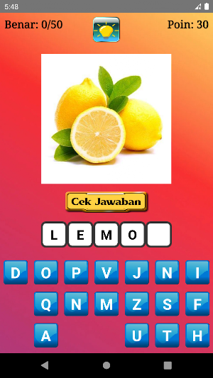 Tebak Buah Bahasa Inggris Screenshot 3