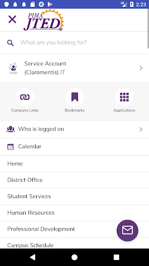 InfoHub Pima JTED Screenshot 2