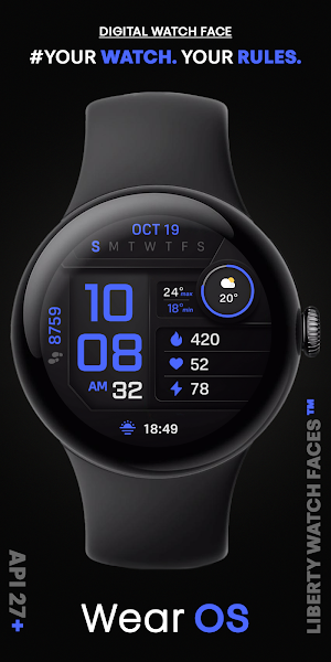 PIXEL INSTINCT 3 Watch Face Screenshot 0