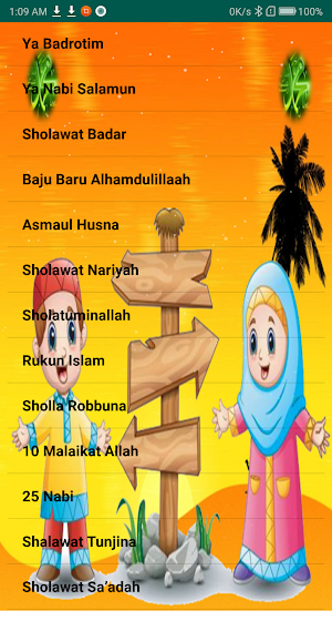 Kids songs Sholawat Screenshot 0