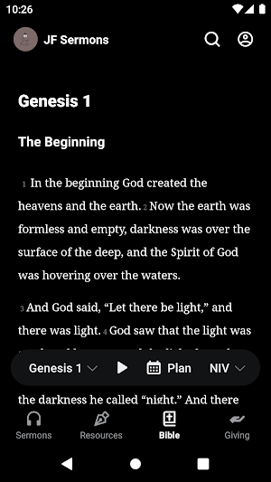 Josh Franklin Sermons Screenshot 2