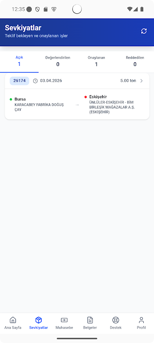 Doğuş Çay Yük Ortağım Screenshot 2