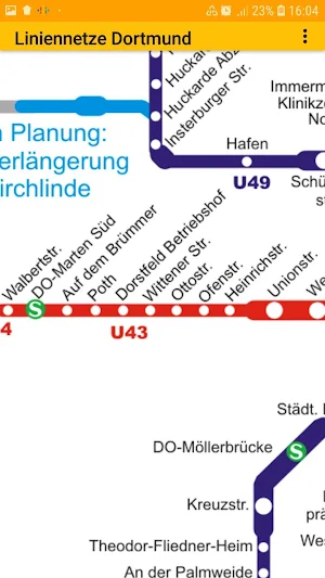 LineNetwork Dortmund Screenshot 2