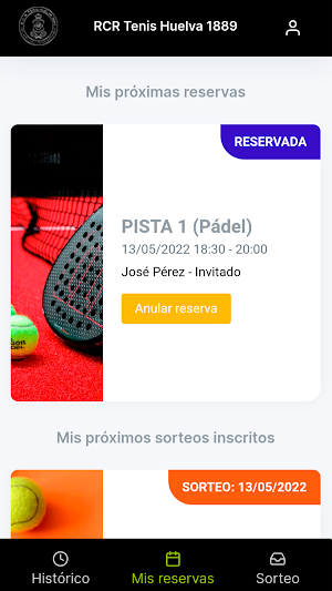 RCR Tenis Huelva 1889 Screenshot 1