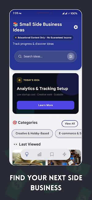 Small Side Business Ideas Screenshot 1