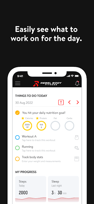 Rebel Body Fitness Screenshot 1