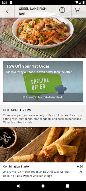 Green Lane Fish Bar Screenshot 2