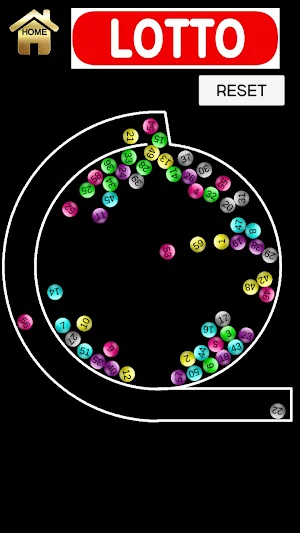 UK Lotto Number Generator(Physics Engine) Screenshot 1