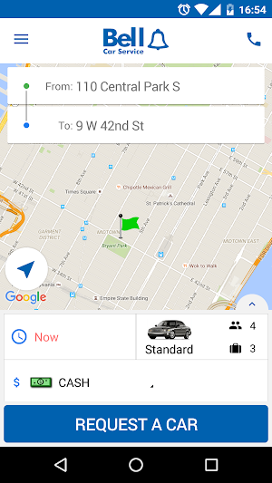 Bell Car Service Screenshot 2