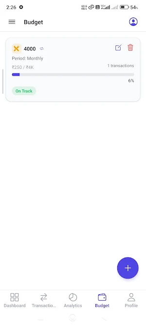 MoneyMate Expense Tracker Screenshot 2