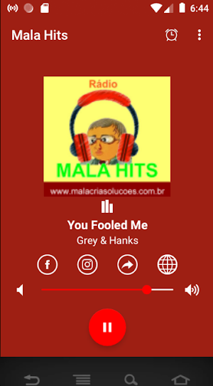 WebRádio Mala Hits Screenshot 1