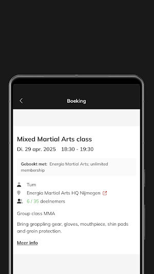 Energia Martial Arts Screenshot 2
