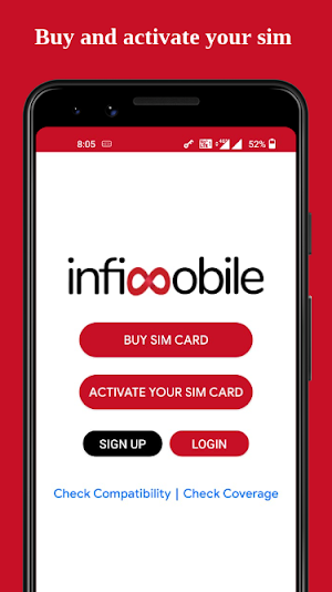 Infimobile beta Screenshot 0