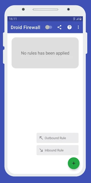 Droid Firewall Screenshot 1