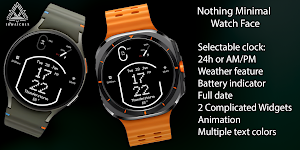 Nothing Minimal Watch Face Screenshot 0
