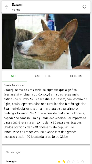 Raças & Espécies Screenshot 1