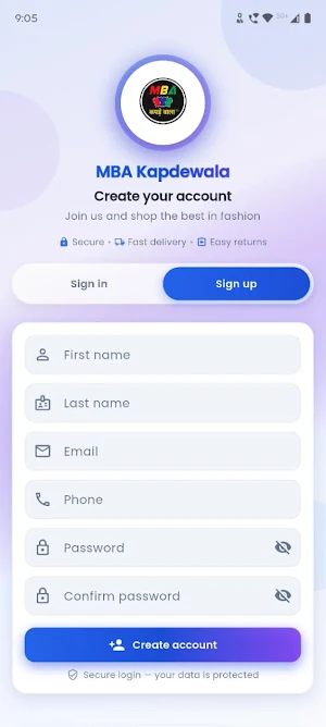 MBA Kapdewala Screenshot 2