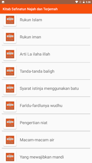 Kitab Safinatun Najah Terjemah Screenshot 0