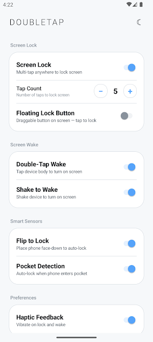 TapLock: Screen Lock & Wake Screenshot 0
