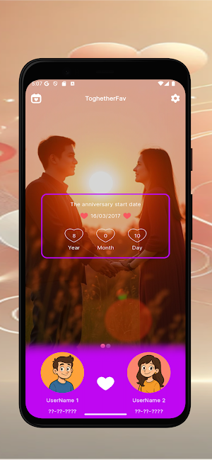 ToghetherFav: Love Countdown Screenshot 3