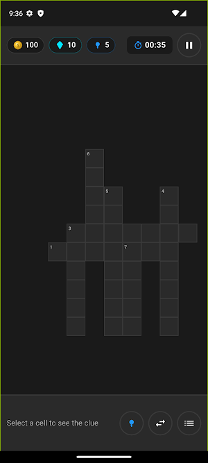 Crossword Puzzle Screenshot 1