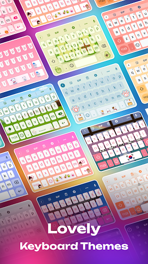 Keyboard Themes: Font Keyboard Screenshot 0