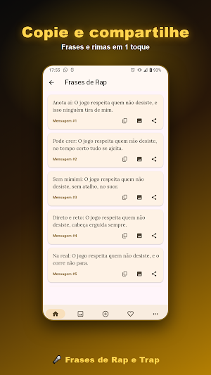 Frases de Rap, Trap e Rimas Screenshot 3