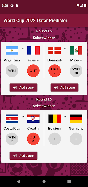 World Cup 2022 Qatar Predictor Screenshot 1