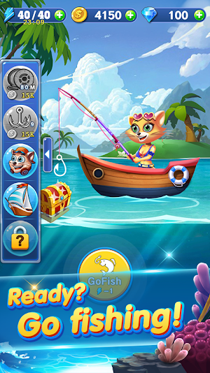 Cat Fishing—Silly Cat Game Screenshot 0