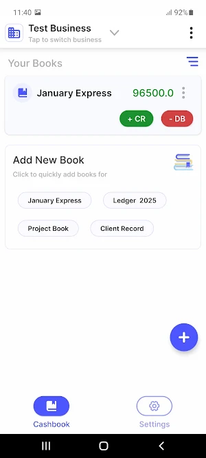 CashBook:Daily Expense Manager Screenshot 2
