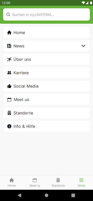 myUNIFERM Screenshot 1