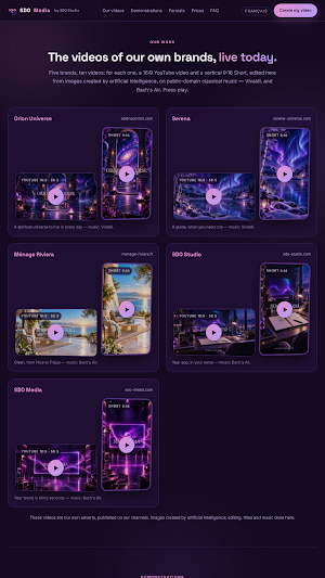 SDO Media — AI videos Screenshot 1