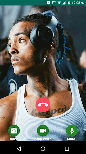 Xxxtentacion Fake Chat & Video Call Screenshot 1