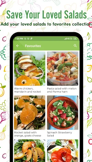 Salad Recipes Screenshot 2