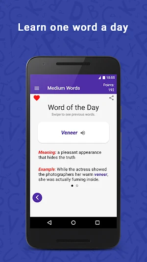 Word of the day - Quiz Games Screenshot 3