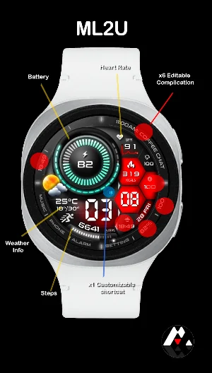 ML2U 333 Watch Face Screenshot 1