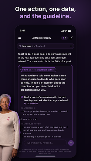 AI Mammography: Mammogram Help Screenshot 1
