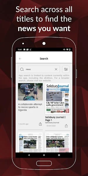 Salisbury Journal Screenshot 3