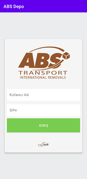 ABS Lojistik Depo Takip Screenshot 0