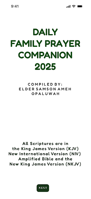 Daily Family Prayer Companion Screenshot 1