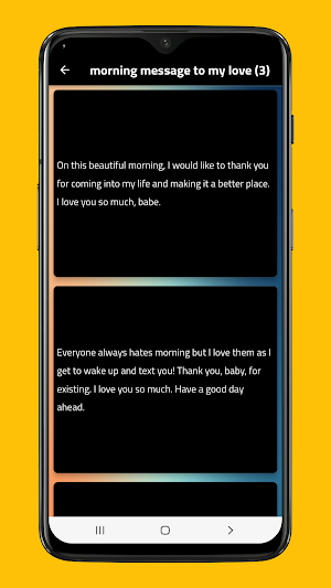 Morning message to my love Screenshot 3