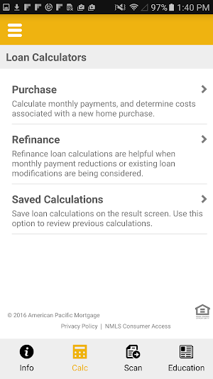 Mortgage Pro Screenshot 1