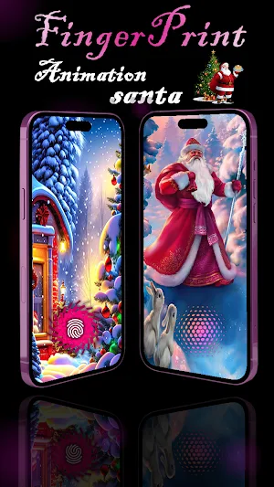 Santa : Fingerprint Animation Screenshot 0