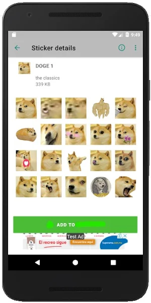 Stickers Doge Meme Screenshot 1