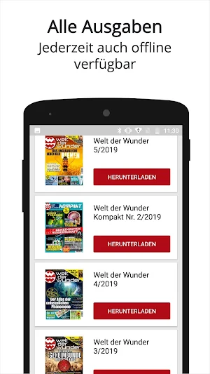 Welt der Wunder ePaper - Wissen, Technik & Natur Screenshot 1