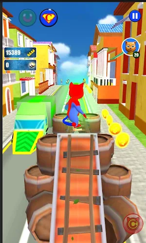 Super Hero Cat Run Screenshot 3