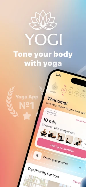 Yogi: Fit & Mindful Body Screenshot 0