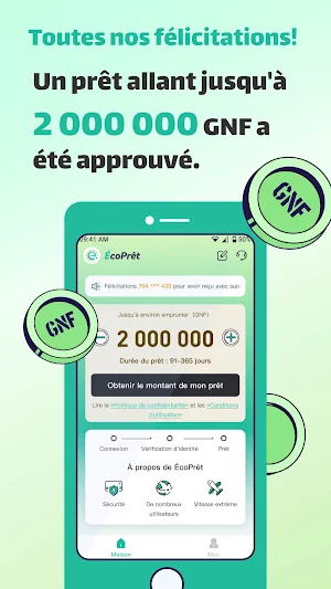 ÉcoPrêt Prêt En Ligne Screenshot 1